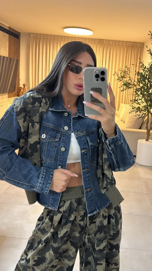 חולצה אלגנטית לנשים גקט גינס