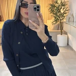 חליפת ערב לנשים חליפת חצאית 3 חלקים